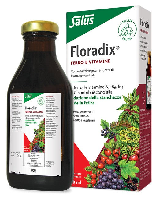 eurosalus vr floradix ferro e vitamine 500 ml floradix ean 4004148047503