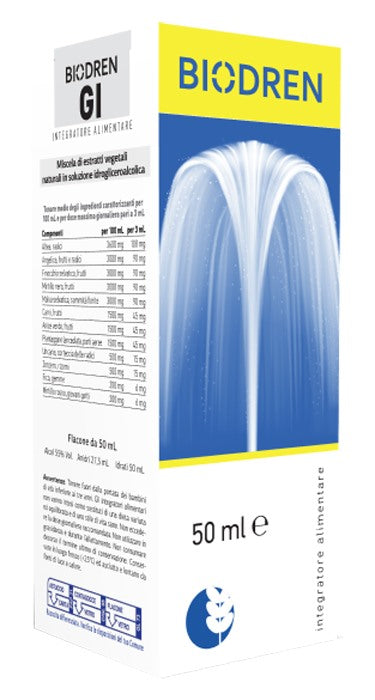biogroup biodren gi soluzione idroalcolica 50 ml biogroup