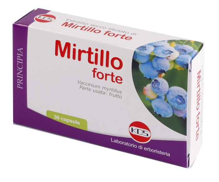 kos mirtillo forte estratto secco titolato 30 capsule