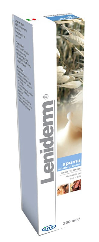 icf leniderm spuma detergente 200 ml leniderm ean 8009722000666