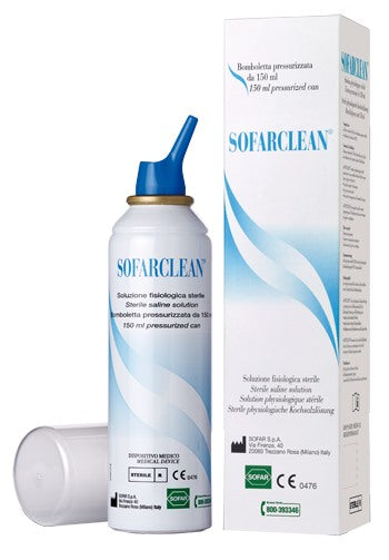 alfasigma px soluzione fisiologica sofarclean 150ml in bomboletta pressurizzata sofarclean ean 8050762830591