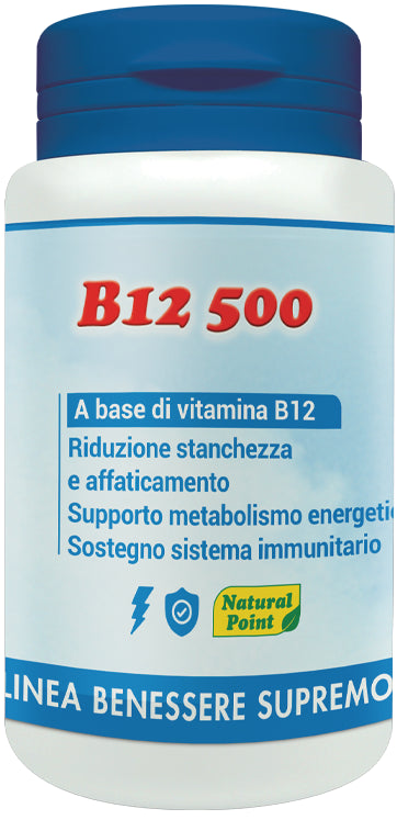 natural point b12 500 cianocobalamina 100 capsule vegetali natural point ean 8055732260224