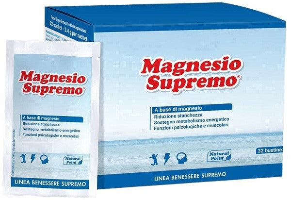 natural point magnesio supremo 32 bustine natural point ean 8055732260026