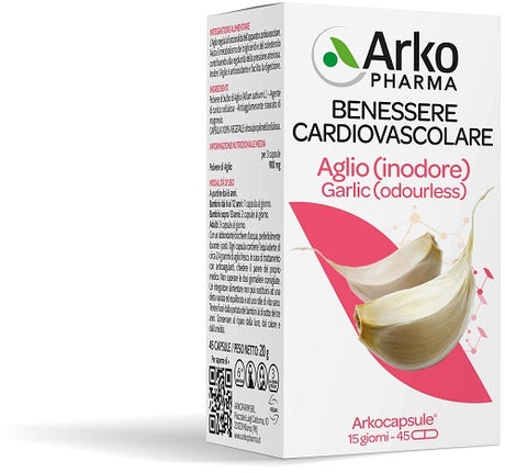 arkofarm arko capsule aglio inodore 45 capsule arkofarm ean 3578831410024