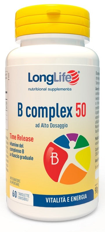 longlife longlife b complex 50 tr 60 tavolette long life ean 8054521000300
