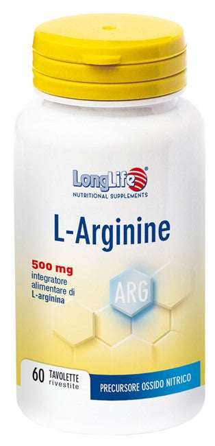longlife longlife l arginine 60 tavolette long life ean 8054521001215