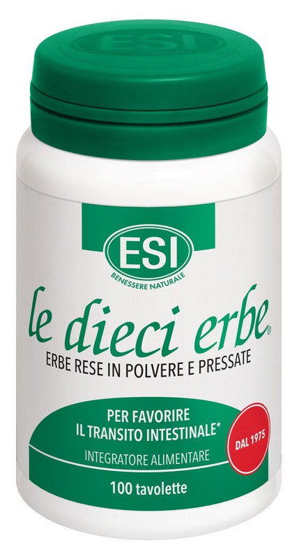 esi esi le dieci erbe 100 tavolette esi ean 8008843004348