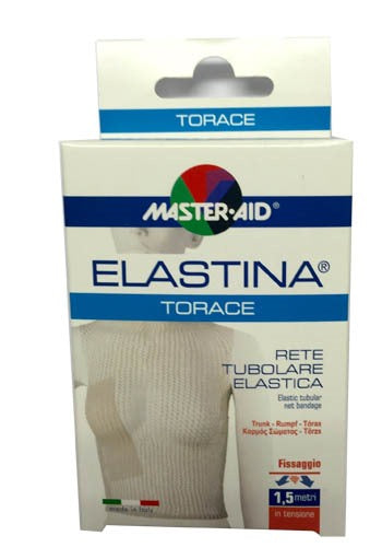 pietrasanta rete tubolare elastica ipoallergenica master aid elastina torace 5 mt in tensione calibro 8 cm master aid ean 8032956141126
