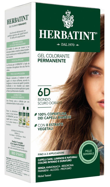 antica erboristeria herbatint 6d biondo scuro dorato 150 ml herbatint ean 8016744500135