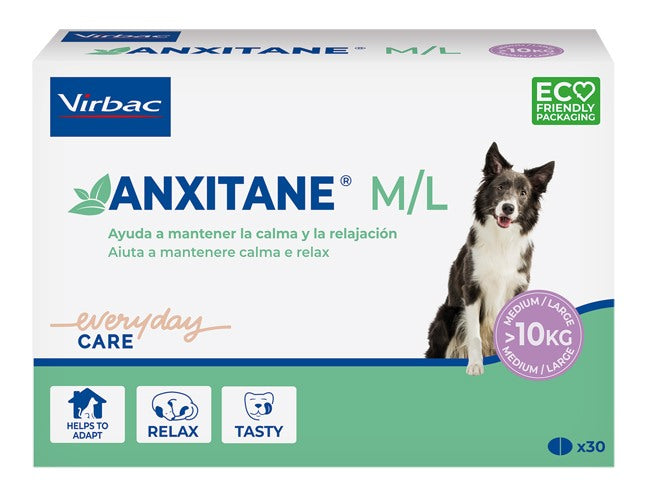 vet paraf anxitane ml supplemento nutrizionale scatola 30 compresse appetibili virbac ean 3597133075915