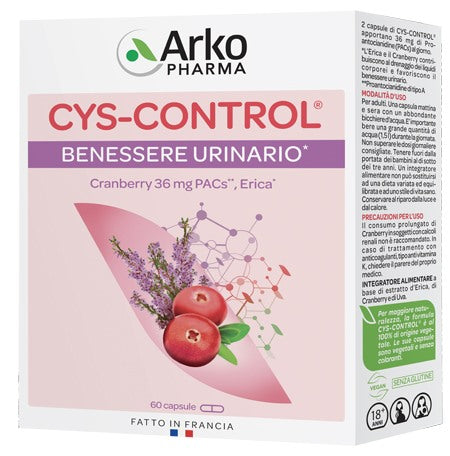 arkofarm cys control 60 capsule arkofarm ean 3578831412011