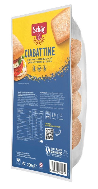 schar uno schar ciabattina 200 g schar ean 8008698010259