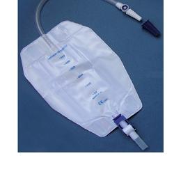 teleflex medical uro sacca raccogli urina da gamba per incontinenza 3 camere comfort 500 ml a basso profilo in pvc lato rivestito tnt con tubo diritto 45 cm senza punto di prelievo 8 pezzi teleflex medical