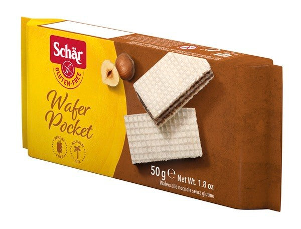 schar due schar wafer pocket alla nocciola 50 g schar ean 8008698054086