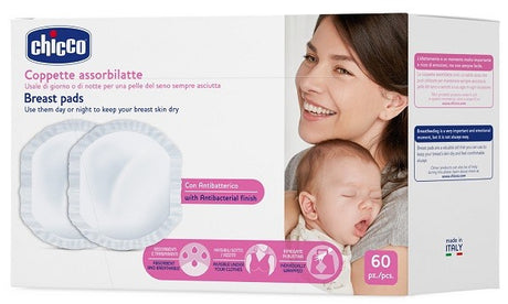 chicco artsana chicco coppetta assorbilatte antibatterica 60 pezzi chicco ean 8003670989257