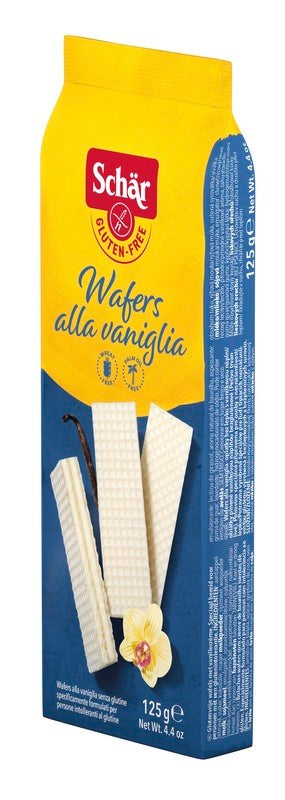 schar due schar wafers alla vaniglia 125 g schar ean 8008698001905