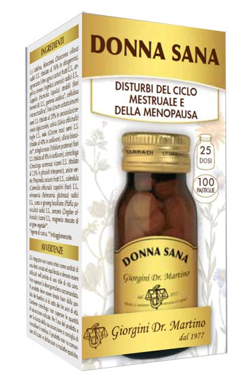 dr giorgini ser vis donna sana 100 pastiglie giorgini ean 8034003690106