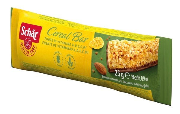 schar due schar cereal bar barretta ai cereali con cioccolato al latte 25 g schar ean 8008698002193