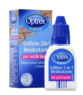 reckitt benckiser gocce oculari optrex actidrops 2in1 reidratante occhi stanchi 1 pezzo optrex ean 5000158104518