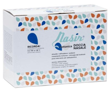 ep medical nasir doccia nasale con soluzione fisiologica isotonica 10 sacche 250 ml 1 blister nasir