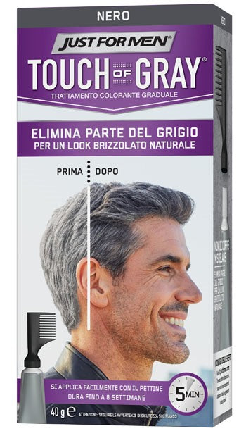 combe italia just for men touch of gray nero 40 g just for men ean 5010934003676