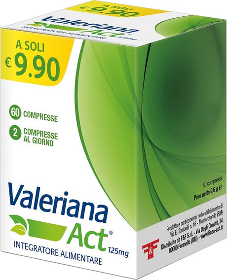 ff valeriana act 60 compresse ff ean 8030936400027
