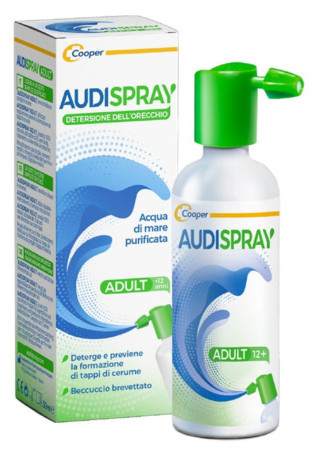 pasquali diepharmex audispray adult soluzione di acqua di mare ipertonica spray senza gas detersione orecchio 50 ml audispray ean 7640107850141