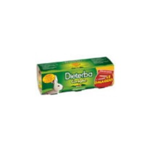 plasmon dieterba omogeneizzato coniglio 3 pezzi 80 g dieterba ean 8001040040768