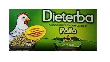 plasmon dieterba omogeneizzato pollo 3 pezzi 80 g dieterba ean 8001040040850