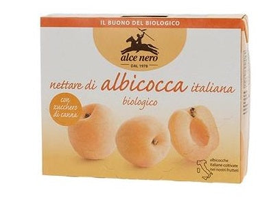 alce nero nettare di albicocca bio 3 tetrapack da 200 ml alce nero ean 8009004908161