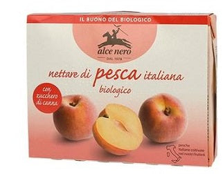 alce nero nettare di pesca bio 3 tetrapack da 200 ml alce nero ean 8009004908192