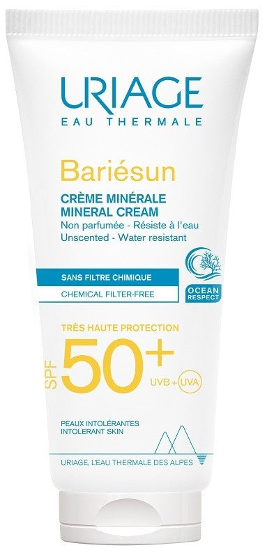 uriage bariesun spf50 creme minerale 100 ml uriage ean 3661434001437