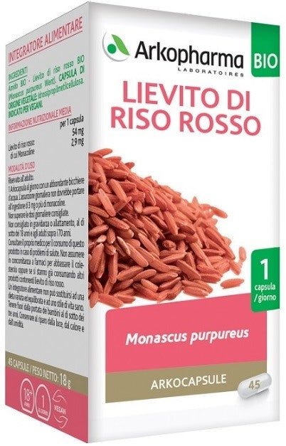 arkofarm arko capsule lievito riso rosso 45 capsule bio arkofarm ean 3578836210070