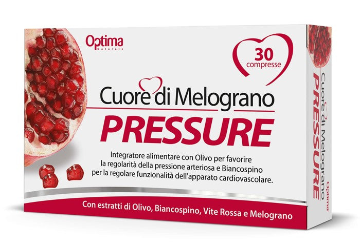 optima cuore di melograno pressure 30 compresse 1 g cuore di melograno ean 8052432430636