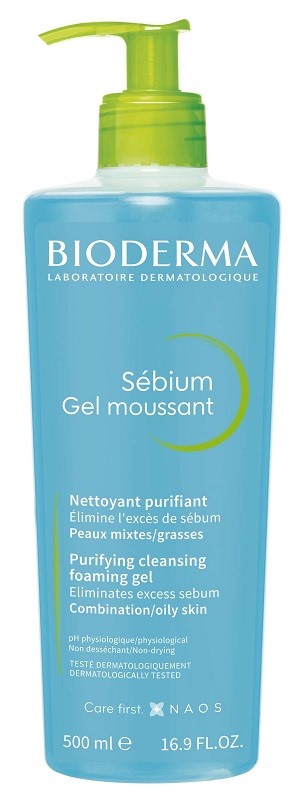 bioderma italia sebium gel moussant 500 ml bioderma ean 3401399277092