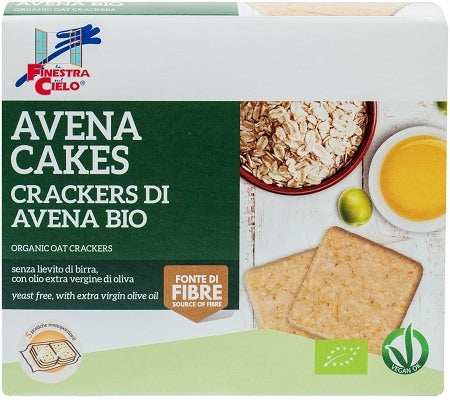 biotobio fsc avenacakes crackers di avena bio vegan senza lievito di birra con olio extravergine di oliva 250 g biotobio ean 8017977027932