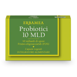 erbamea probiotici 10 miliardi 24 capsule vegetali erbamea ean 8032841638168
