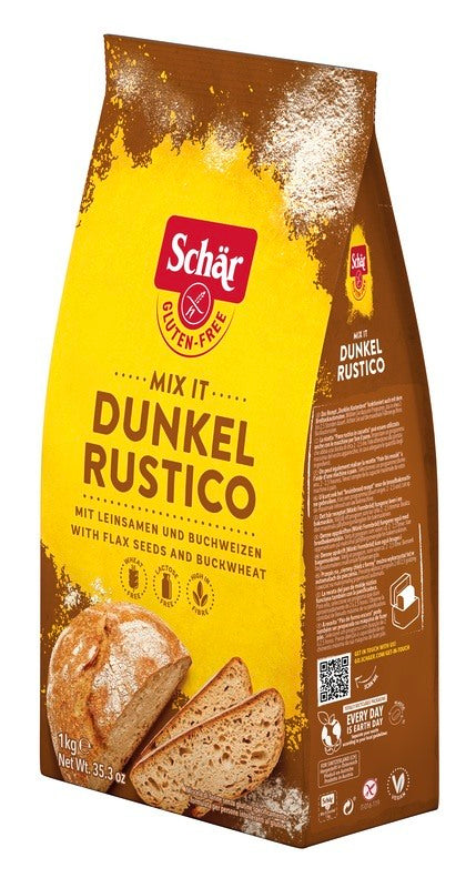 dr schar schaer schar mix it dunkel rustico senza glutine senza lattosio 1 kg schar ean 8008698008997