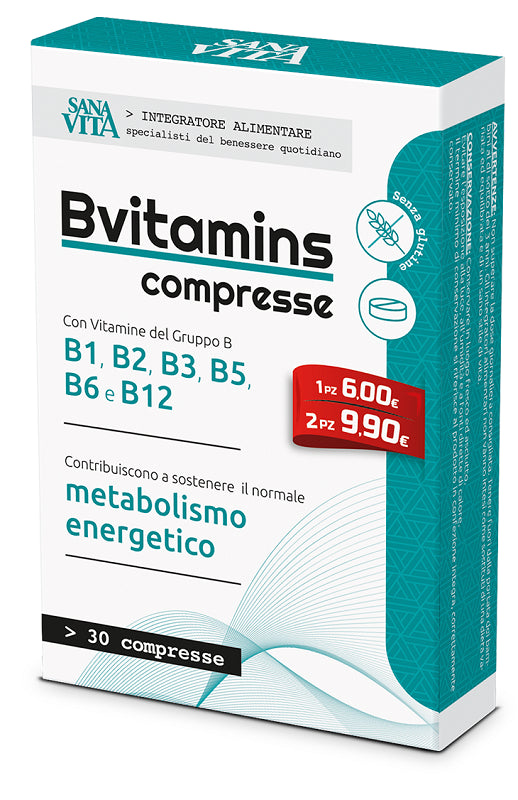paladin pharma sanavita bvitamins 30 compresse santanna ean 8052049550765