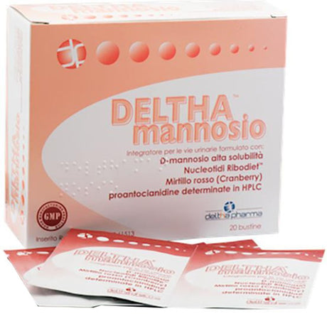 deltha pharma deltha mannosio 20 bustine 60 g deltha pharma ean 8059173100002