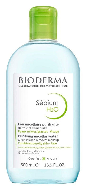 bioderma italia sebium h2o acqua micellare detergente purificante 500 ml bioderma ean 3701129812013
