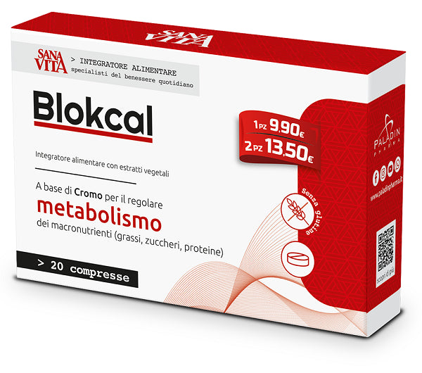 paladin pharma sanavita blokcal 20 compresse santanna ean 8052049550628