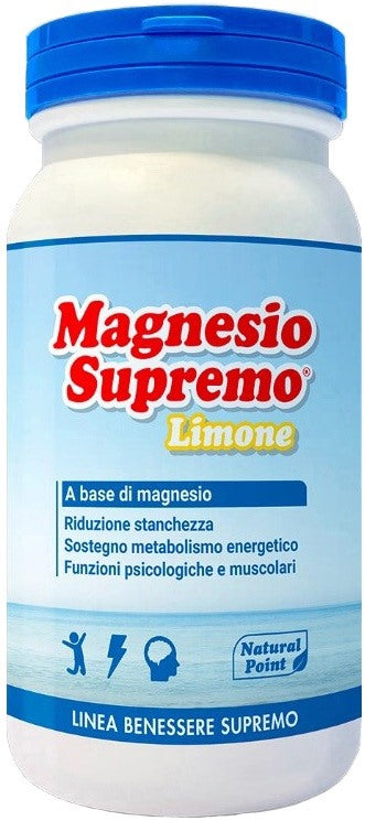 natural point magnesio supremo limone polvere 150 g natural point ean 8055732260040