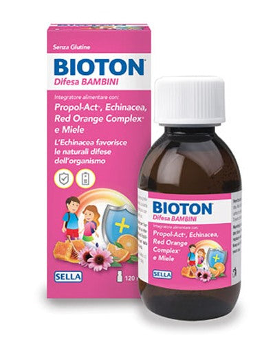 sella bioton difesa bambini sciroppo 120 ml bioton ean 8032632601937