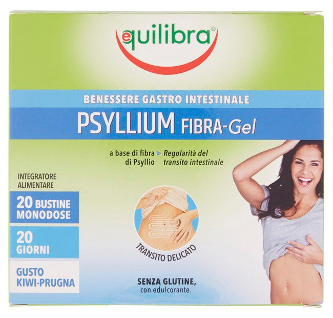 equilibra syrio psyllium fibra gel gusto kiwi prugna 20 bustine monodose equilibra ean 8000137001644