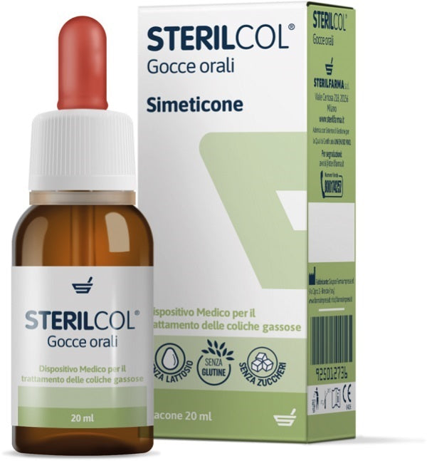 steril farma sterilcol gocce orali sospensione gastrofunzionale flaconcino 20 ml