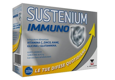menarini otc sustenium immuno energy 14 bustine da 45 g sustenium ean 8012992009451