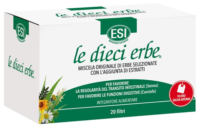 esi esi le dieci erbe tisana 20 filtri esi ean 8008843011384
