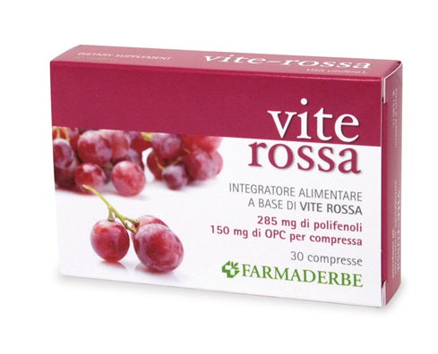farmaderbe vite rossa 30 compresse farmaderbe ean 8058456782041