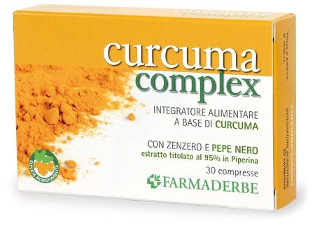 farmaderbe curcuma complex 30 compresse farmaderbe ean 8058456782232